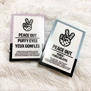 Peace Out Puffy Eyes & Pore Strips Duo Bundle